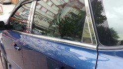 Hyundai Tucson JM 2004– Stolpedæksler (rustfrit stål) foto 11