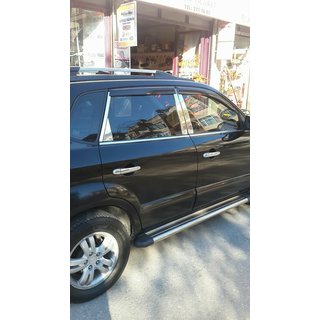 Stolpedæksler (rustfrit stål) Hyundai Tucson JM 2004– foto 2