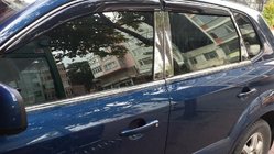 Hyundai Tucson JM 2004– Stolpedæksler (rustfrit stål) foto 9