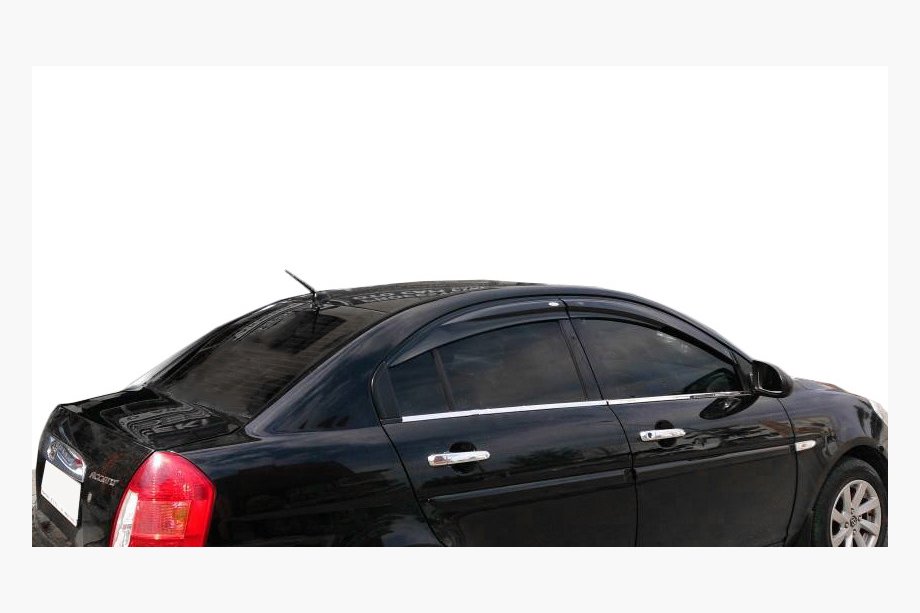 Hyundai Accent 2006–2010 Vindafvisere til sideruder (4 stk., Perflex Sport) Image