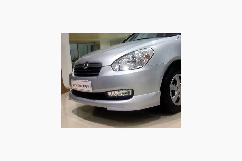 Hyundai Accent 2006–2010 Front nederste spoilerlæbe (til lakering) Image