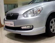 Hyundai Accent 2006–2010 Front nederste spoilerlæbe (til lakering) foto 1
