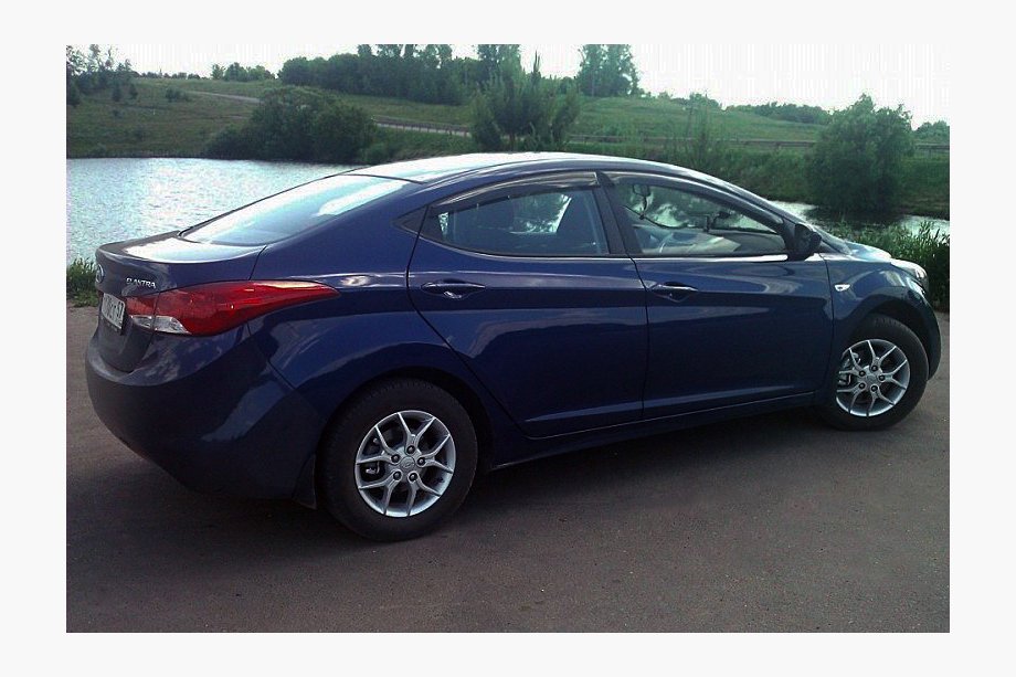 Hyundai Elantra (MD/UD) 2011–2015 Vindafvisere til sideruder (4 stk, Cobra) Image