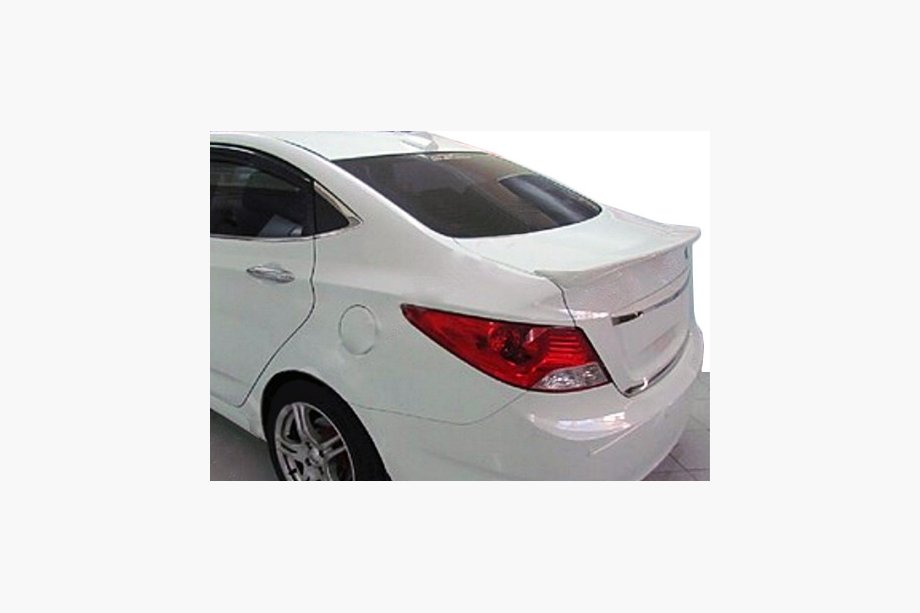 Hyundai Accent 2011–2017 Meliset spoiler (til lakering) Image
