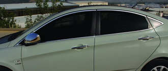 Hyundai Accent 2011–2017 Komplet sæt vindueslister (14 stk., rustfrit stål) foto 1