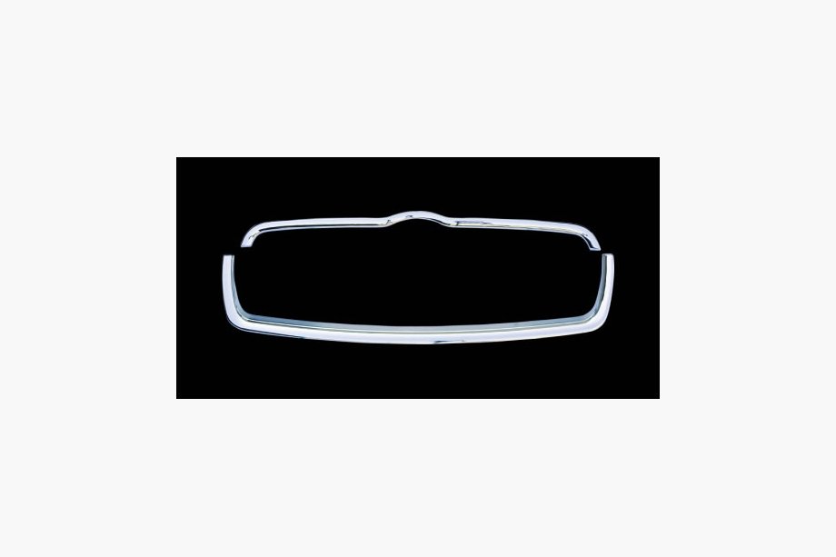Hyundai Accent 2006–2010 Kromlister omkring kølergrill (ABS-plast, krom) Image