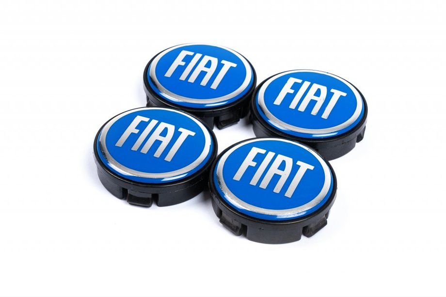 Fiat Centerkapsler til fælge 57/55,5 mm blå (4 stk.) Image