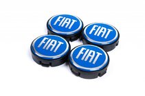 Fiat Centerkapsler til fælge 57/55,5 mm blå (4 stk.) foto 1