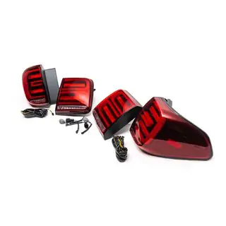 LED-baglygter (RED-Sequential) foto 1