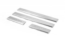 Kia Picanto 2011–2016 OmsaLine dørtrinslister (4 stk., rustfrit stål) foto 1
