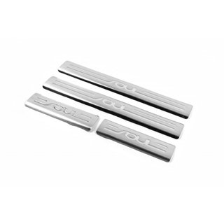 Dørtrinslister OmsaLine (4 stk., rustfrit stål) Kia Soul I 2008–2013 foto 1