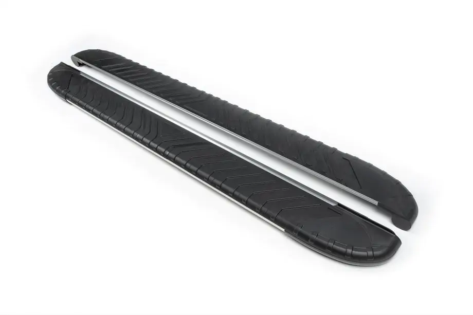 BMW X5 E70 2007–2013 Sidetrin Bosphorus Grey (2 stk., aluminium) Image
