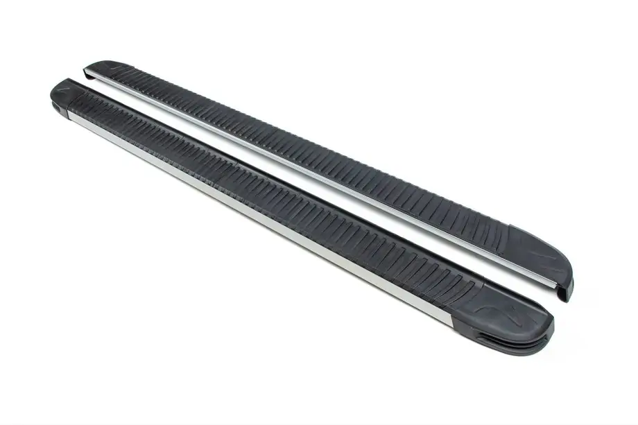 Volkswagen T5 Multivan 2003–2010 Maya sidetrin (2 stk., aluminium) Image