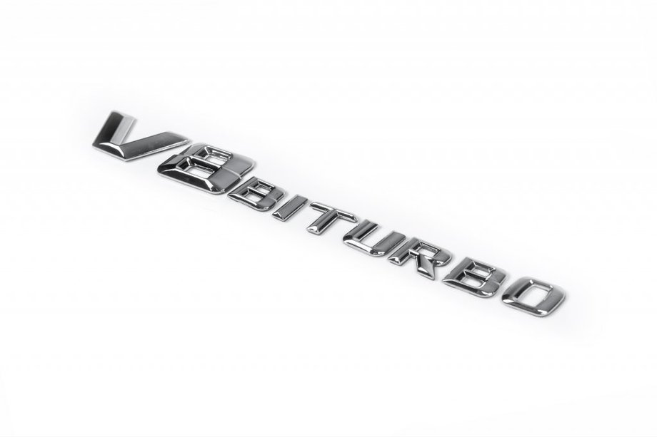 Mercedes X class 2017–2020 V8 Biturbo emblem (krom) Image