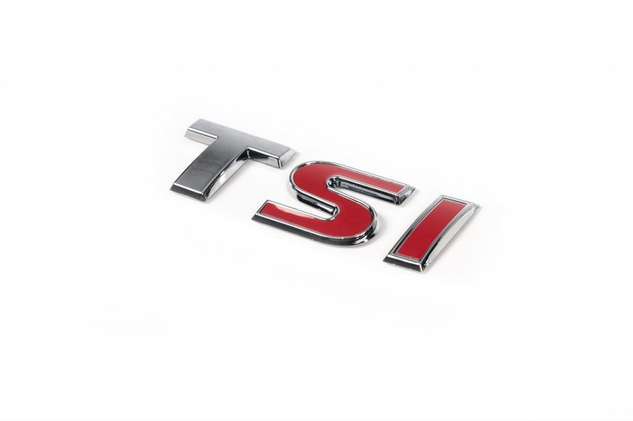 Volkswagen Golf 7/E-Golf 2012–2020 TSI emblem (kursiv) Helt krom Image