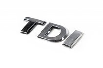 Volkswagen Jetta 2011–2018 TDI emblem (OEM-look) Helt krom foto 1