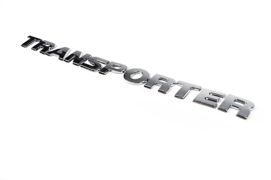 Volkswagen T5 2010–2015 Emblemtekst "Transporter" 7E0 853 687 739 (skrå skrift) Image