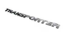 Volkswagen T5 2010–2015 Emblemtekst "Transporter" 7E0 853 687 739 (skrå skrift) foto 1