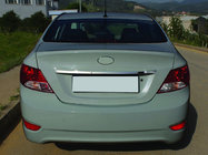 Hyundai Accent 2011–2017 Liste over nummerplade (rustfrit stål) foto 1