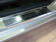 Hyundai I-10 2014–2017 Dørtrinslister Natanika Premium (4 stk., rustfrit stål) foto 1
