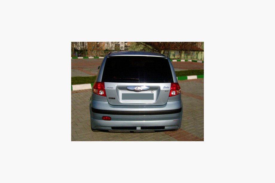 Hyundai Getz 2002– Bageste nederste diffuserindsats (til lakering) Image