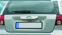 Hyundai Getz 2002– Kromliste over nummerpladen (2002-2006, rustfrit stål) foto 4