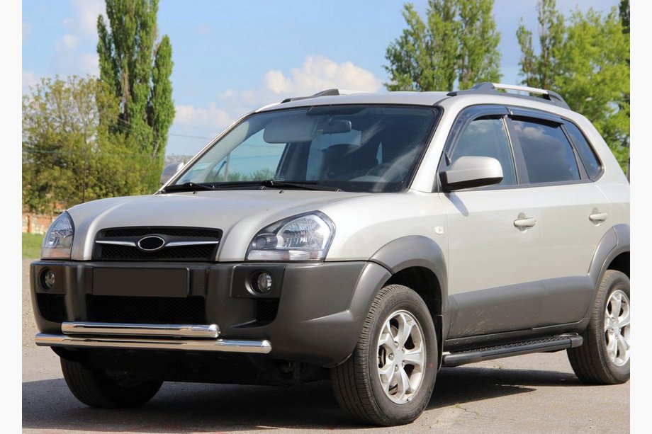 Hyundai Tucson JM 2004– Frontbøjle ST014 (rustfrit stål) Image
