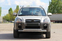 Hyundai Tucson JM 2004– Frontbøjle ST014 (rustfrit stål) foto 2