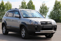 Hyundai Tucson JM 2004– Frontbøjle ST014 (rustfrit stål) foto 3