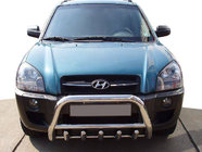 Hyundai Tucson JM 2004– Bullbar WT003 (rustfrit stål) 60 mm foto 1
