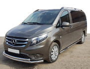 Mercedes Vito/V-klasse W447 2014– Frontbøjle ST014 (rustfrit stål) 60/60 mm foto 1