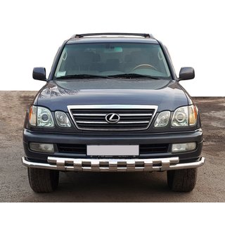 Frontbøjle ST015 (rustfrit stål) Lexus LX470 1998–2007 foto 1