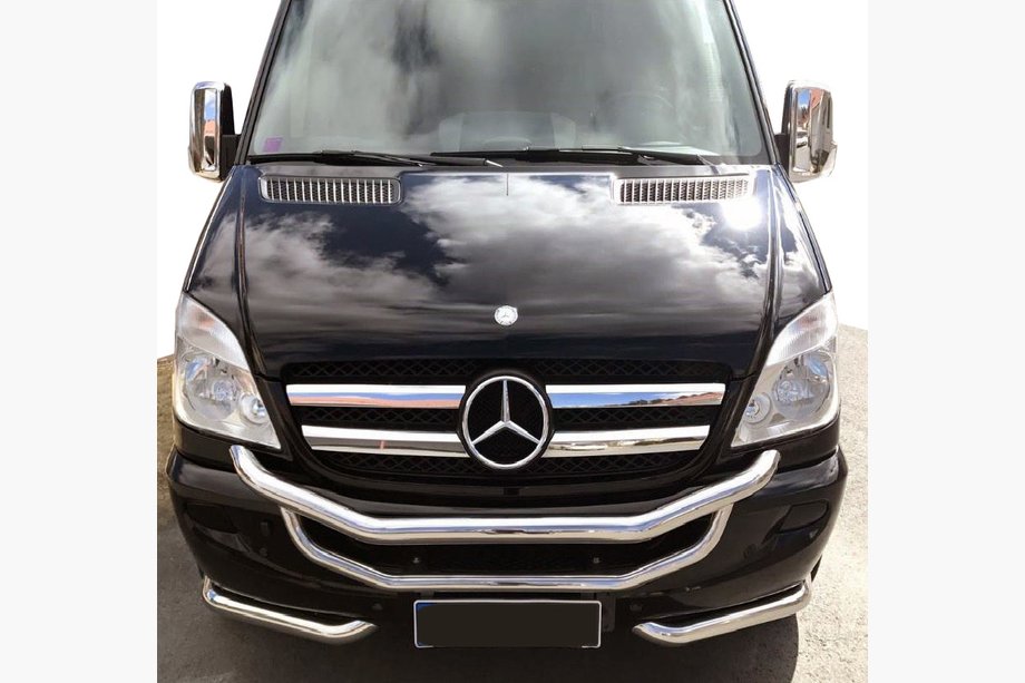 Mercedes Sprinter W906 2006–2018 Bullbar OM3-2 (2013+, rustfrit stål) Image