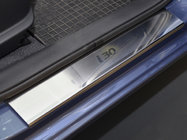 Hyundai I-30 2012–2017 Dørtrinslister Nathaniko (4 stk., rustfrit stål) Standard - Lohmann tape, 0,5 mm foto 1