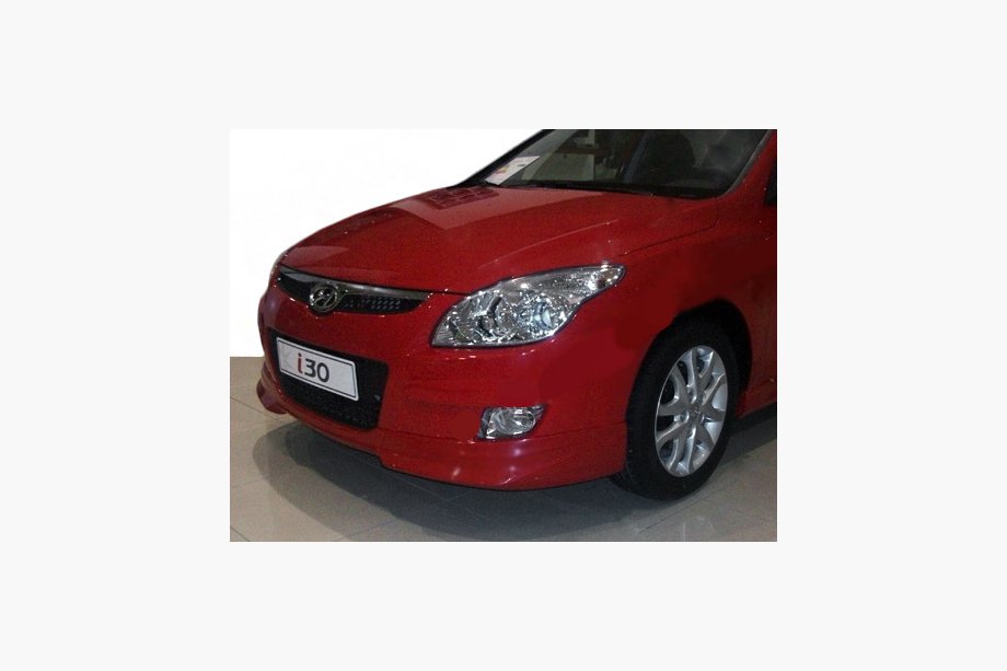 Hyundai I-30 2007–2011 Front nederste spoilerlæbe (til lakering) Image