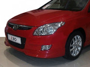 Hyundai I-30 2007–2011 Front nederste spoilerlæbe (til lakering) foto 1