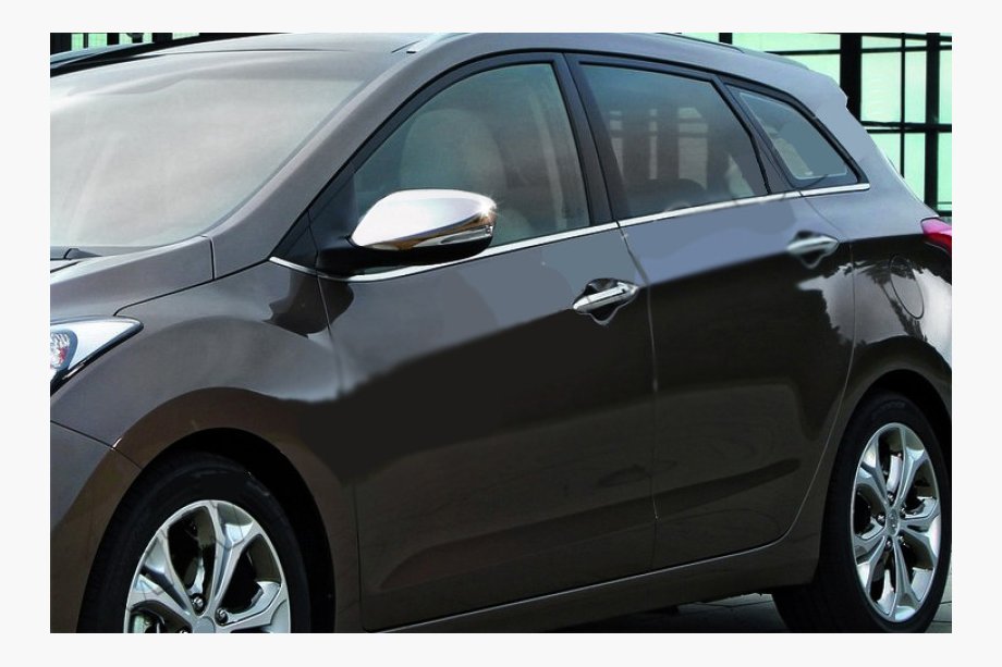 Hyundai Elantra (MD/UD) 2011–2015 Spejlkapper med udskæring til blinklys (2 stk., rustfrit stål) Image