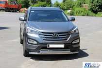 Hyundai Santa Fe 3 2012–2018 Frontbøjle ST014 (rustfrit stål) foto 5