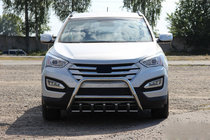 Hyundai Santa Fe 3 2012–2018 Frontbøjle WT003 (rustfri stål) foto 3