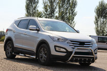 Hyundai Santa Fe 3 2012–2018 Frontbøjle WT003 (rustfri stål) foto 4