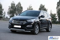Hyundai Santa Fe 3 2012–2018 Frontbøjle ST014 (rustfrit stål) foto 4