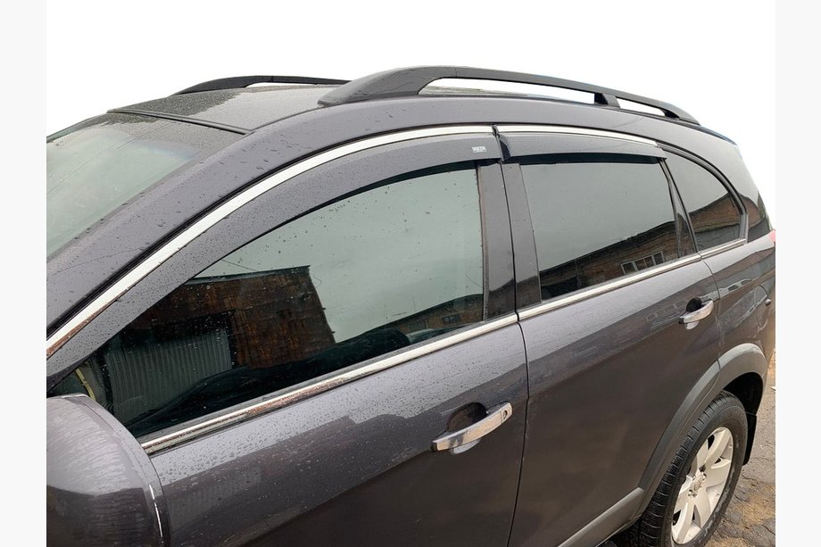 Chevrolet Captiva 2006–2019 Vindafvisere med krom (4 stk., CSV029-AC) Image