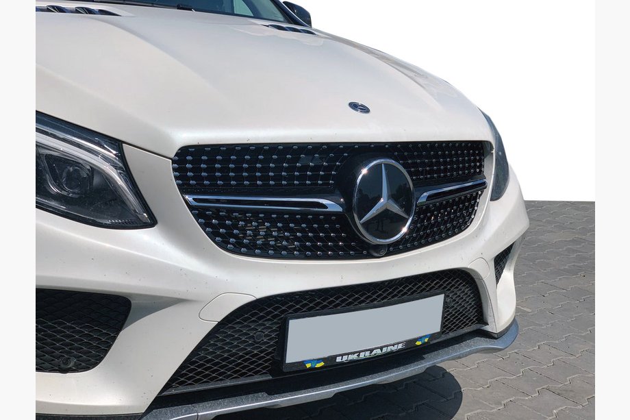 Mercedes GLE Coupé C292 2015–2019 Tuning kølergrill (Diamond Black) Med kameraholder Image