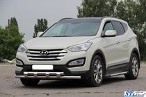 Hyundai Santa Fe 3 2012–2018 Frontbøjle ST015 (rustfrit stål) foto 2