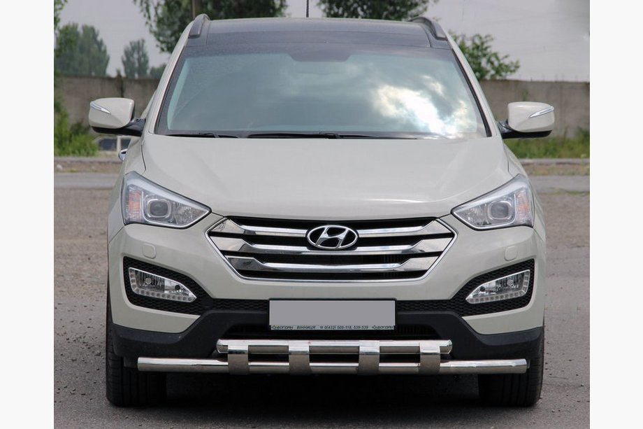 Hyundai Santa Fe 3 2012–2018 Frontbøjle ST015 (rustfrit stål) Image