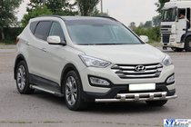 Hyundai Santa Fe 3 2012–2018 Frontbøjle ST015 (rustfrit stål) foto 3