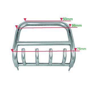 Bullbar QT006 (rustfrit stål)