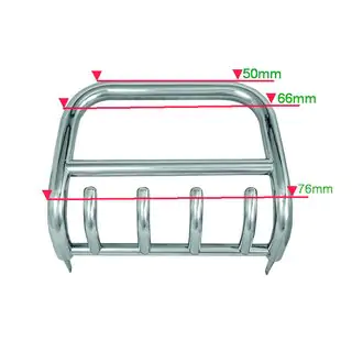 Bullbar QT006 (rustfrit stål)