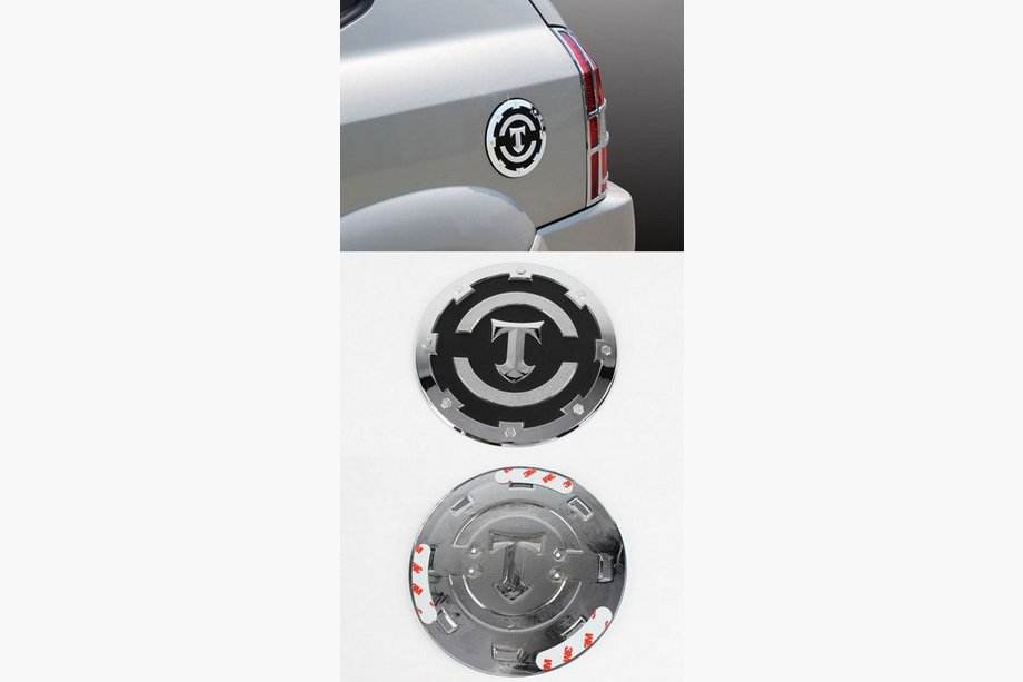 Hyundai Tucson JM 2004– Tankdæksel (krom plast) Image