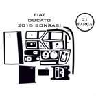 Fiat Ducato 2006–2025 Instrumentbrætpanel-beklædning (2014+) Aluminium foto 2